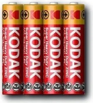 Produktbild von Kodak Heavy Duty Zinc mikrotužková batéria R03 AAA 4-Shrink 