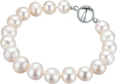 Produktbild von Valero Pearls Perlen-Armband Sterling Silber Süßwasser-Zuchtperle 50100241