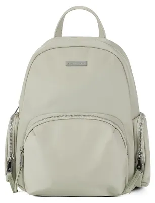 Produktbild von Aoking Uni Rucksack mit 3 Reißverschlussfächern und Polyester-Tragegurten, Schwarz