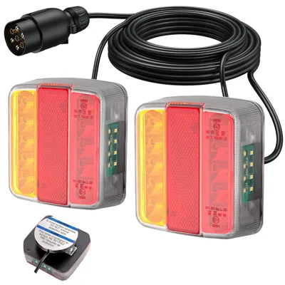 Productafbeelding van 18 LED-Achterlichtset voor Aanhangwagens met 7,5 m Kabel
