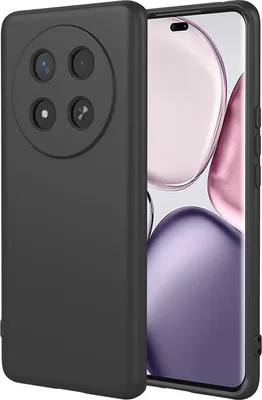 Obrázek produktu pro Silikonové pouzdro pro Honor Magic 7 Lite Protective Cover Matt Black Backcover Pouzdro na mobilní telefon