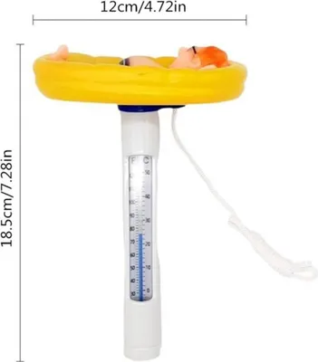 Image de Thermomètre de piscine flottant en plastique Thermomètre de piscine en plastique Thermomètre de baignoire