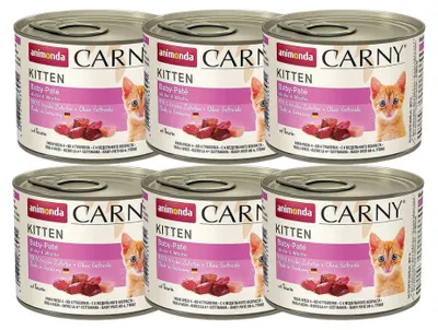 Zdjęcie produktu dla ANIMONDA Carny Kitten Baby Pate 6x200g