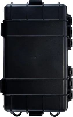 Imagen del producto de Caja de almacenamiento magnética, negra, de gran tamaño, para automóvil, con compartimento oculto y seguro