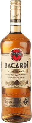 Produktbild von Bacardi Carta Oro 1000ml 37,5% Vol.