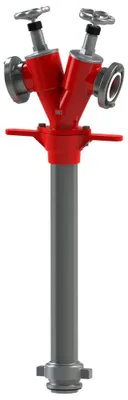 Produktbild von AWG Hydrantenstandrohr DIN 14375 DN 80 Feuerwehr Standrohr 2x Storz B