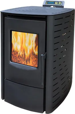 Produktbild von NEMAXX® P6 Pelletofen 6 kW A+ bis 120 m³ – Auto-Reinigungszyklus, ECO-Modus, Wochenprogramm & mechanische Reinigungsunterstützung – Schwarz