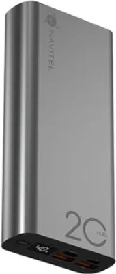 Produktbild von Powerbanka NAVITEL PWR20 AL černá s kapacitou 20000 mAh