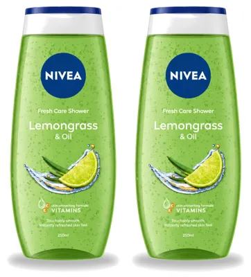 Produktbild von 2 x Nivea Douchegel Lemon & Oil - 250 ml - Vorteilspackung - 2 Stücke