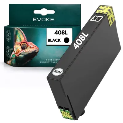 Obrázok produktu pre Kazeta Evoke-Patronen, kompatibilná s tlačiarňou Epson 408L T09K140, čierna, 45 ml, kompatibilná s modelom WorkForce Pro WF-C4810DTW