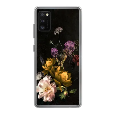 Produktbild von MuchoWow® Handyhülle Schutzhülle Hülle für Samsung Galaxy A41 Blumen - Muster - Pflanzen Silikon Softcase Handy Hülle - Mobiltelefon