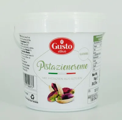 Produktbild von Gusto Etna Pistazien Creme 35 % Pistazien 1 kg