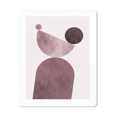 Produktbild von MuchoWow® Mauspad Mousepad Formen - Abstrakt - Pastell - Rosa 19x23 cm - Mousepads - Maus Mat - Pad - Mausunterlage - Mauspads - Spielen
