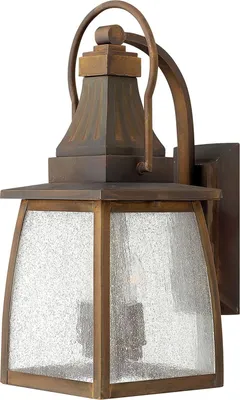 Produktbild von Außenwandlampe E14 IP23 Garten Terrasse Glas Echt-Messing Maritim Außenlampe Wand