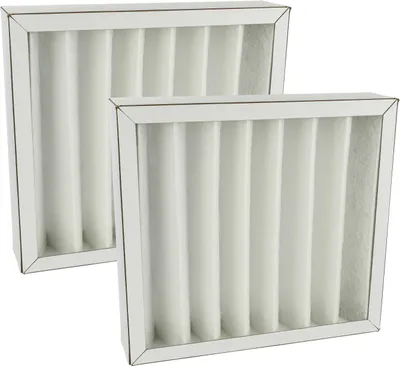 Produktbild von vhbw 2x Luftfilter G4 Ersatz für Pluggit ADFG4F7-160 für Lüfter, Badlüfter, Ventilator, Lüftungsgerät - Weiß