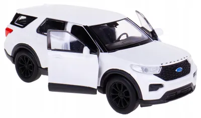 Produktbild von Welly Ford Explorer 2023 Metallmodell Weiß 1:34-39