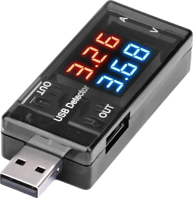 Produktbild von 3 Port USB Spannungstester 0-3A 3-9V Stromanzeige Multimeter Power Ladeger?t
