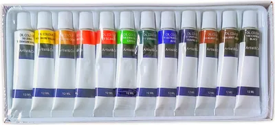 Immagine prodotto di Colori a olio in tubetti da 12 ml di 12 colori