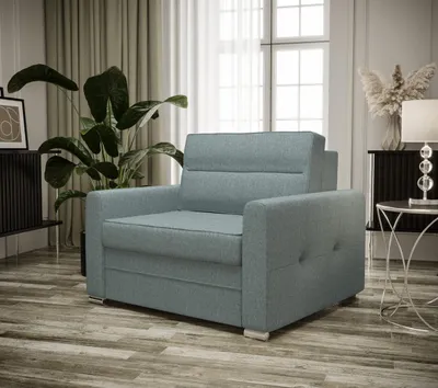 Produktbild von Relax Stoff Textil Lounge Fernseh 1 Sitzer Sessel Design Stuhl Polster Club Neu