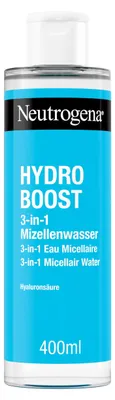 Zdjęcie produktu dla Woda micelarna Neutrogena Hydro Boost, 2 x 200 ml, do oczyszczania twarzy