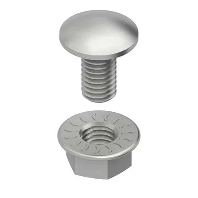 Productafbeelding van NIED platkopschroef met FLM6X12F ** flensmoer
