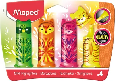 Immagine prodotto di Maped 743677 evidenziatore 4 pz Multicolore