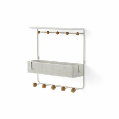 Obrázek produktu pro Věšák na klíče Umbra Estique, 31,12 x 10,16 cm, bílý