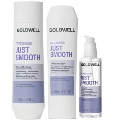 Produktbild von Goldwell Just Smooth Taming Trio Set - 250 ml + 200 ml + 100 ml