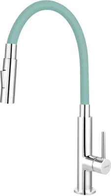 Produktbild von Novaservis Ferro - Küchenarmatur mit ausziehbarer Brause, 2 Düsen, mint/chrom 70730,0M