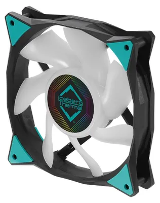 Produktbild von Iceberg Thermal IceGALE ARGB, Ventilator, 12 cm, 500 RPM, 2200 RPM, Schwarz