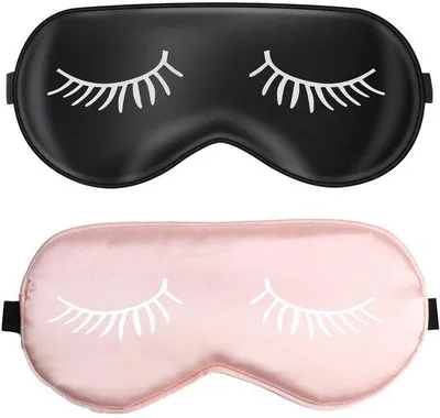 Produktbild von Seidenschlafmaske für Seitenschläfer, elastisch, reise, unisex