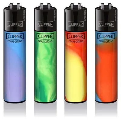 Produktbild von Clipper Feuerzeuge - 4er Set: Nebula Mix 2