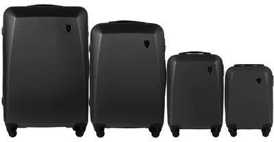 ZESTAW 4 WALIZEK WINGS PLOVER DARK GREY - zdjęcie 1
