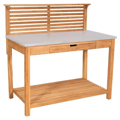 Produktbild von Pflanztisch Hampton Teak mit Schublade