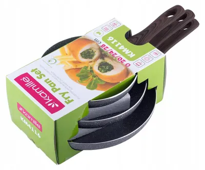 Produktbild von SET 3er-Pfannenset Induktionspfanne KAMILLE