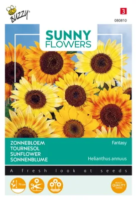Produktbild von Buzzy Sunny Flowers Sonnenblume Fantasy Samen - Ca. 1 gr | Buzzy_080810
