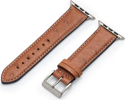 Produktbild von MANUFAKTURWERK Armband OBERKASSEL, kompatibel mit Apple Watch Ultra, Ultra 2, Cognac