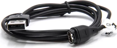 Produktbild von vhbw USB Ladekabel kompatibel mit Garmin Forerunner 210 Smartwatch Fitnesstracker - Ladestation Schwarz, 100 cm