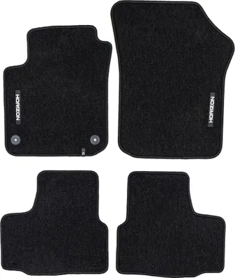 Image de Tapis de Sol de Voiture pour VW UP! 2011-2023 Velours solide et durable 4Pcs