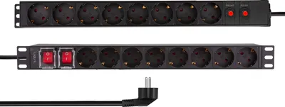 Produktbild von LogiLink 19 PDU 16 x CEE 7/3 socket , with overload protection and switch