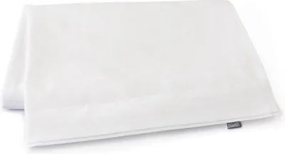Produktbild von Eleganzzz Bettlaken Perkal-Baumwolle – Weiß  – 150x250  – kühl & glatt – ohne Gummizug