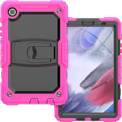 Image de Boîtier pour Samsung Galaxy Tab A7 Lite 8.7" blindé avec support rose