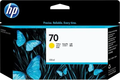Image de HP 70, Gelb, 130 ml, 4 cm, 20 - 80, 15 - 35 °C