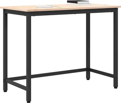 Obrázok produktu pre stôl Prírodná 100 x 50 x 77 cm Inžinierske drevo a oceľ