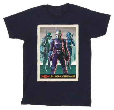 Productafbeelding van Star Wars - "The Mandalorian" T-shirt voor heren, model BI47287 (maat L), marineblauw