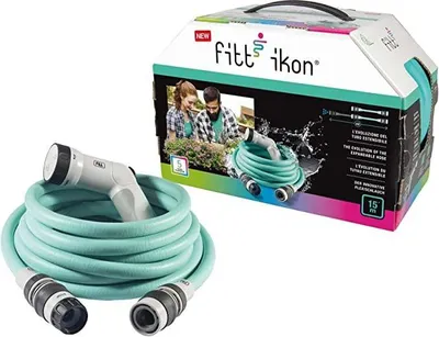 Produktbild von Gartenschlauch dehnbar FITT IKON, aquamarine