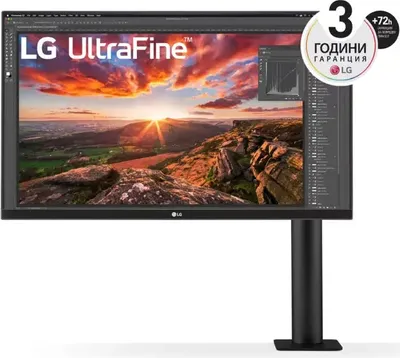 Obrázok produktu pre LG UltraFine Ergo, 68,6 cm (27"), 3840 x 2160 px, 4K Ultra HD, LED, 5 ms, Čierna