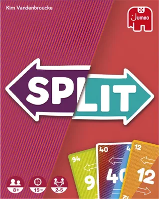 Produktbild von Jumbo Split, Kartenspiel, Glücksspiel, 8 Jahr(e), 15 min, 15 min, Familienspiel