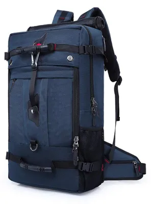 Immagine prodotto di Elzusha - Zaino da viaggio sostenibile con funzione da borsa da viaggio e scomparto per laptop da 19,3 pollici