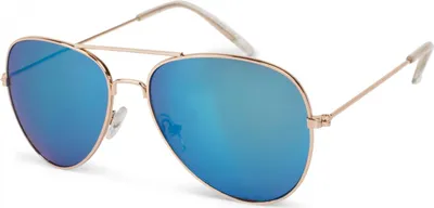 Produktbild von styleBREAKER Kinder Sonnenbrille Pilotenform mit verspiegelten oder getönten Gläsern | Edelstahl Rahmen UV400 Schutz | für Jungen und Mädchen 4 bis 10 Jahre